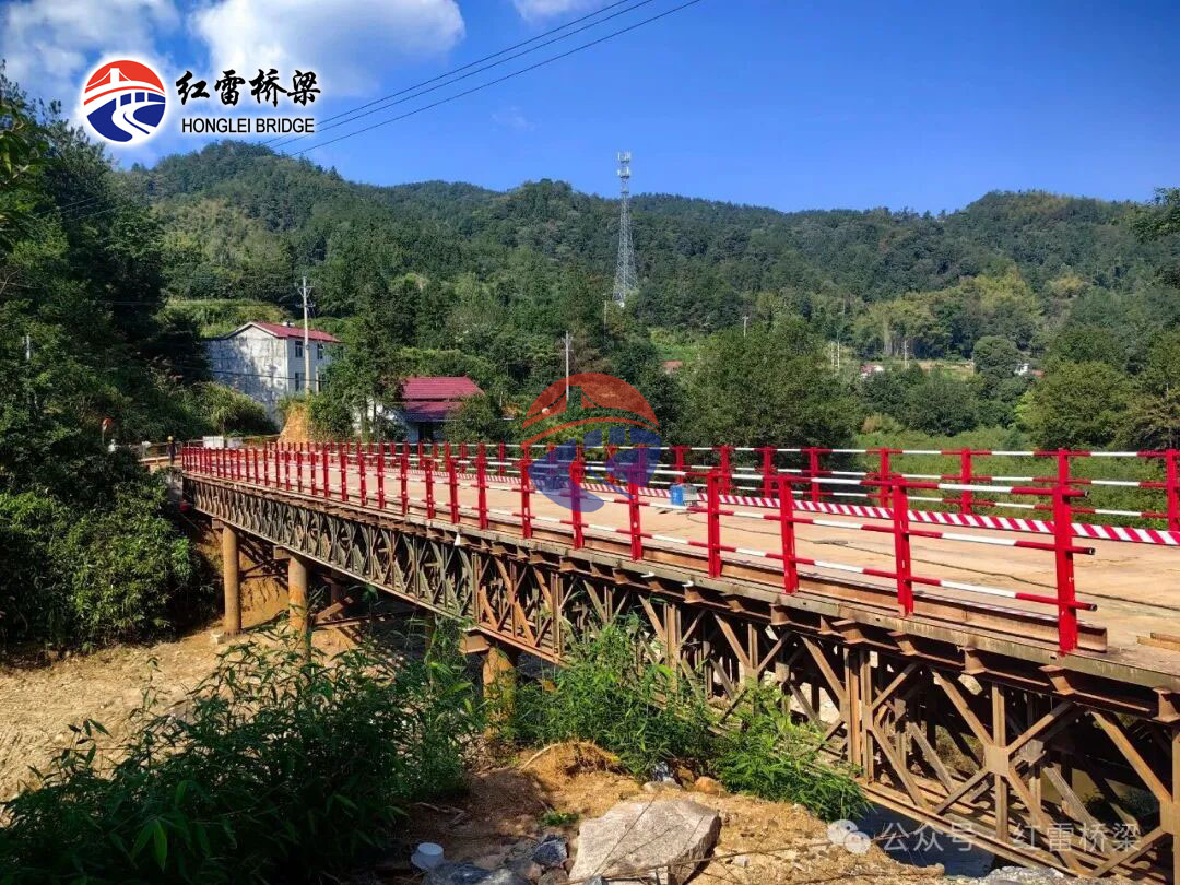 安徽和縣至襄陽高速公路天堂寨支線工程2標鋼便橋
